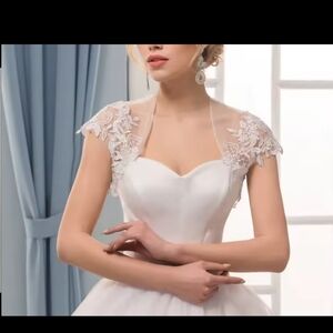 White Lace Wedding Bolero